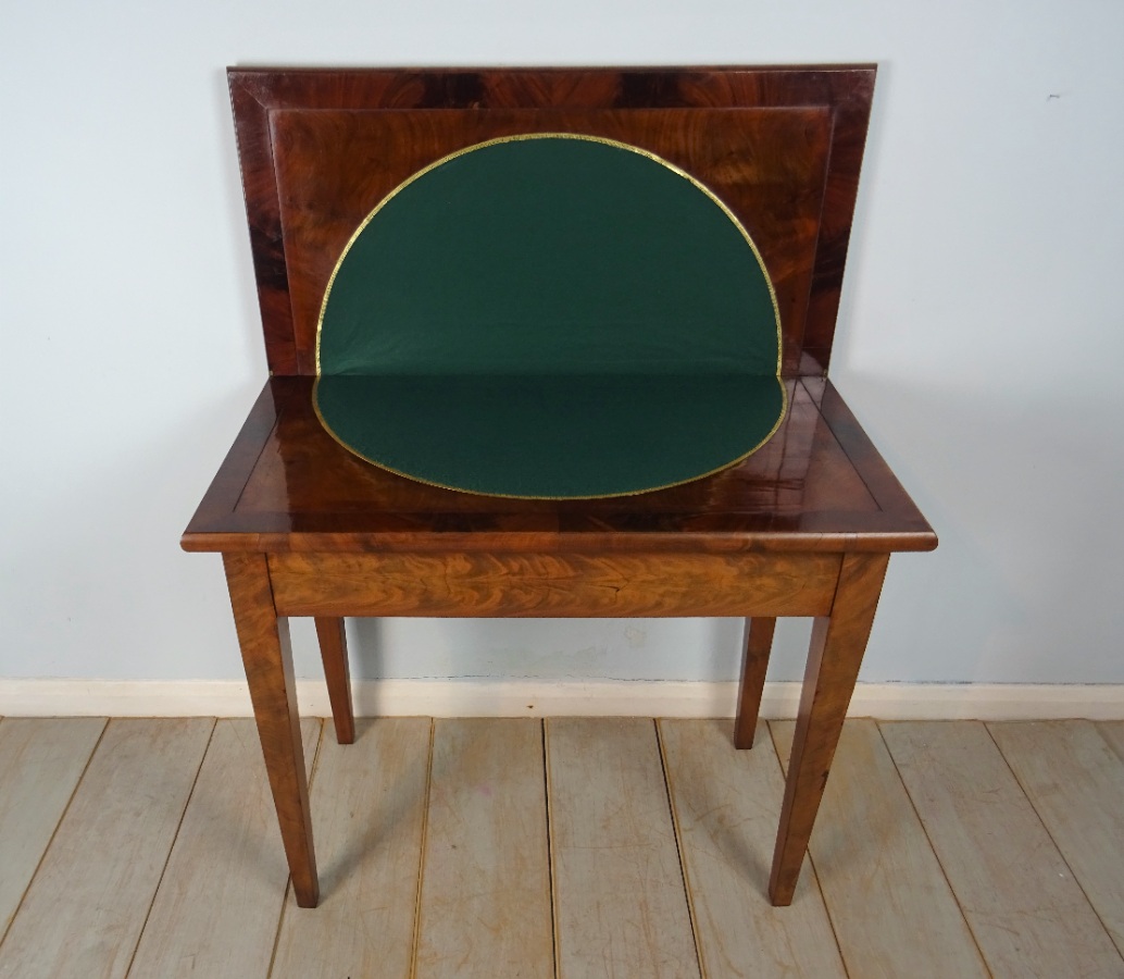 French Mahogany Card Table